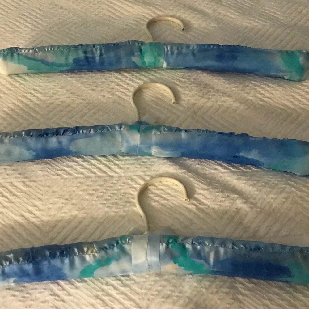 New 4 Satin Hanger Designed and Hand Painted by Artist made in USA